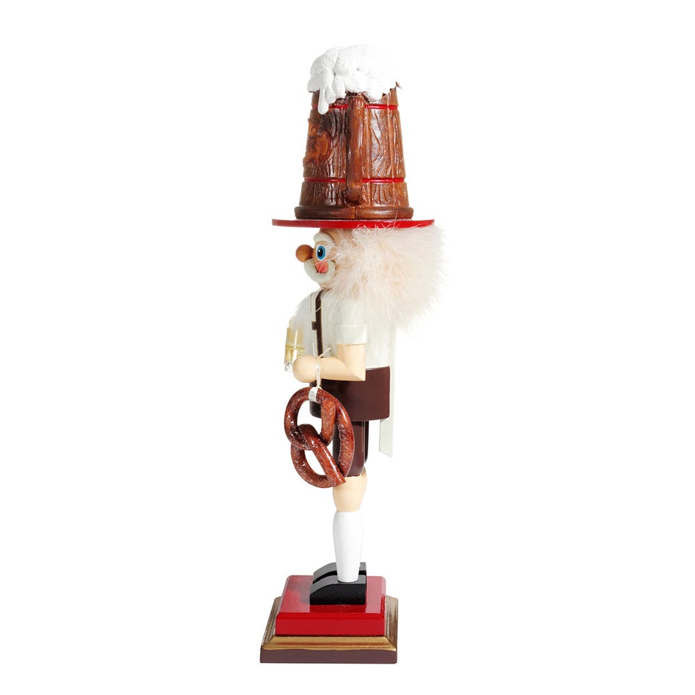 Kurt Adler 17.5-Inch Hollywood™ Beer and Pretzel Nutcracker